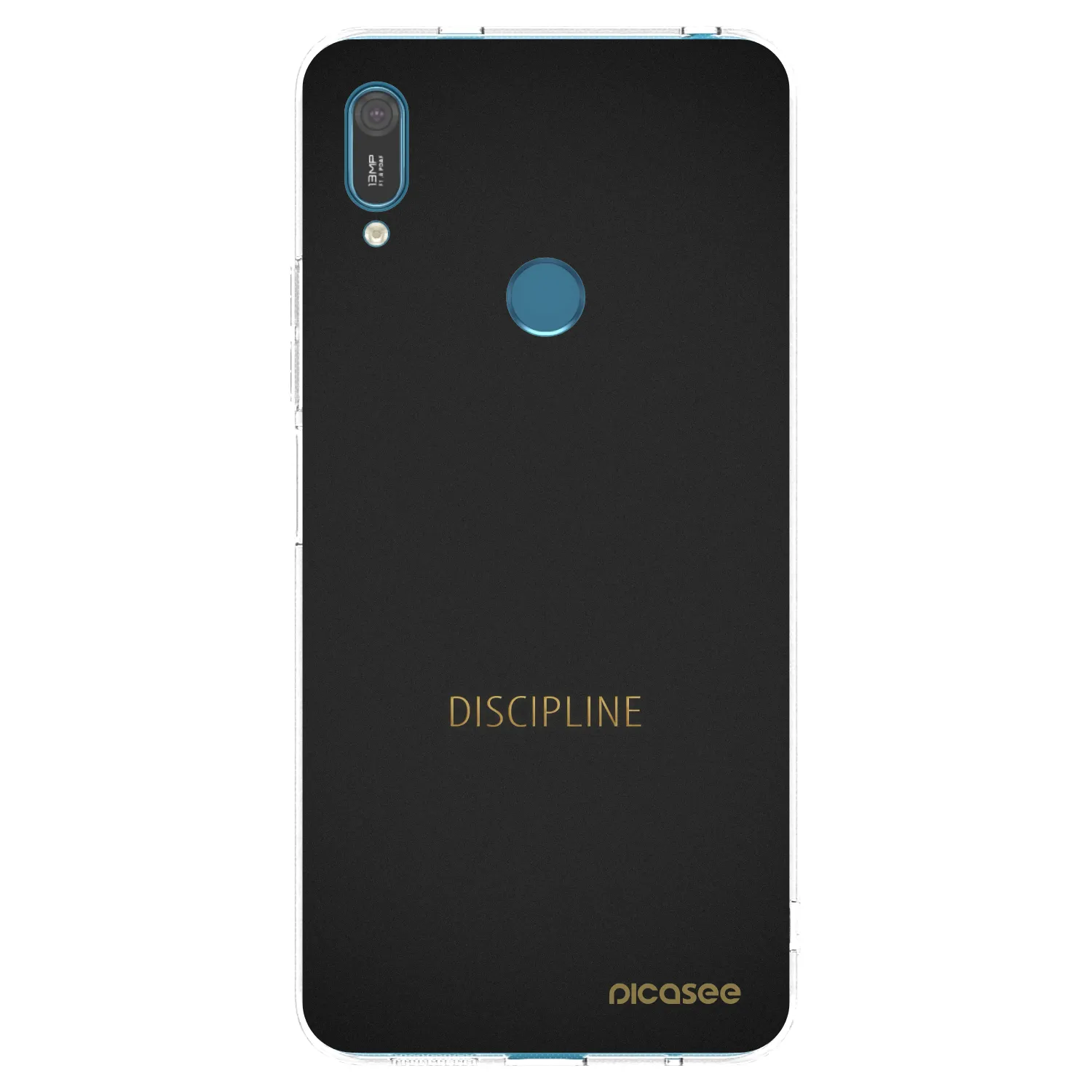Picasee husă transparentă din silicon pentru Huawei Y7 2019 - Discipline
