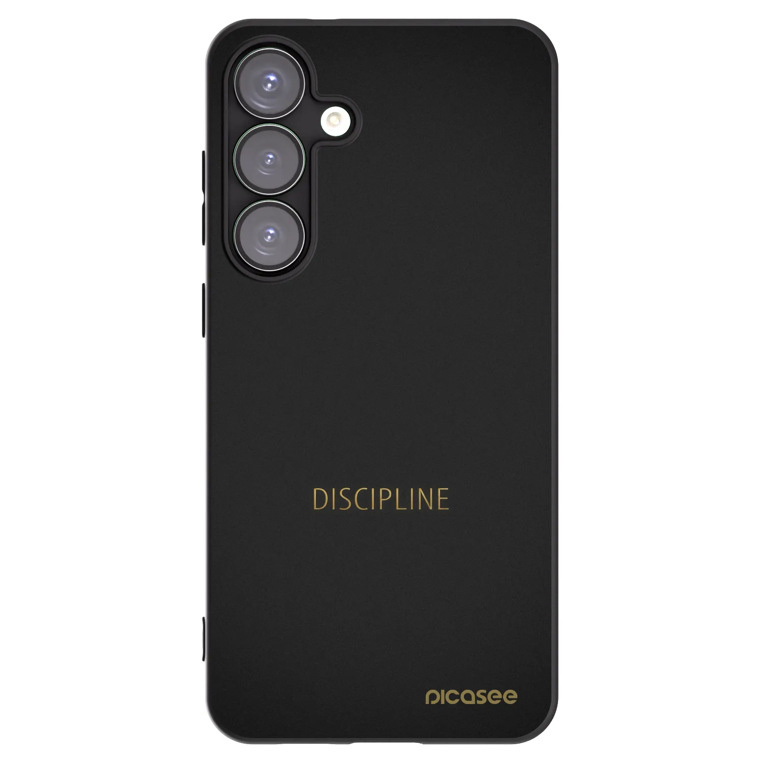 Picasee husă neagră din silicon pentru Samsung Galaxy S25+ 5G - Discipline