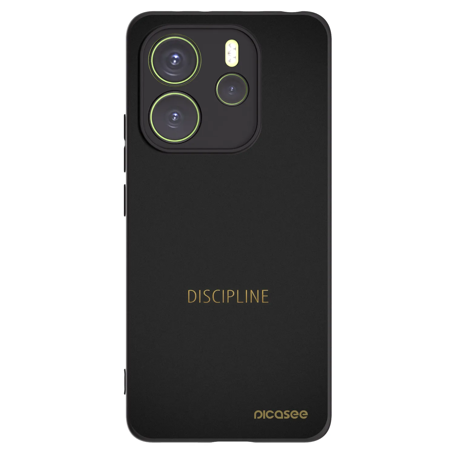 Picasee husă neagră din silicon pentru Xiaomi Redmi Note 14 4G - Discipline