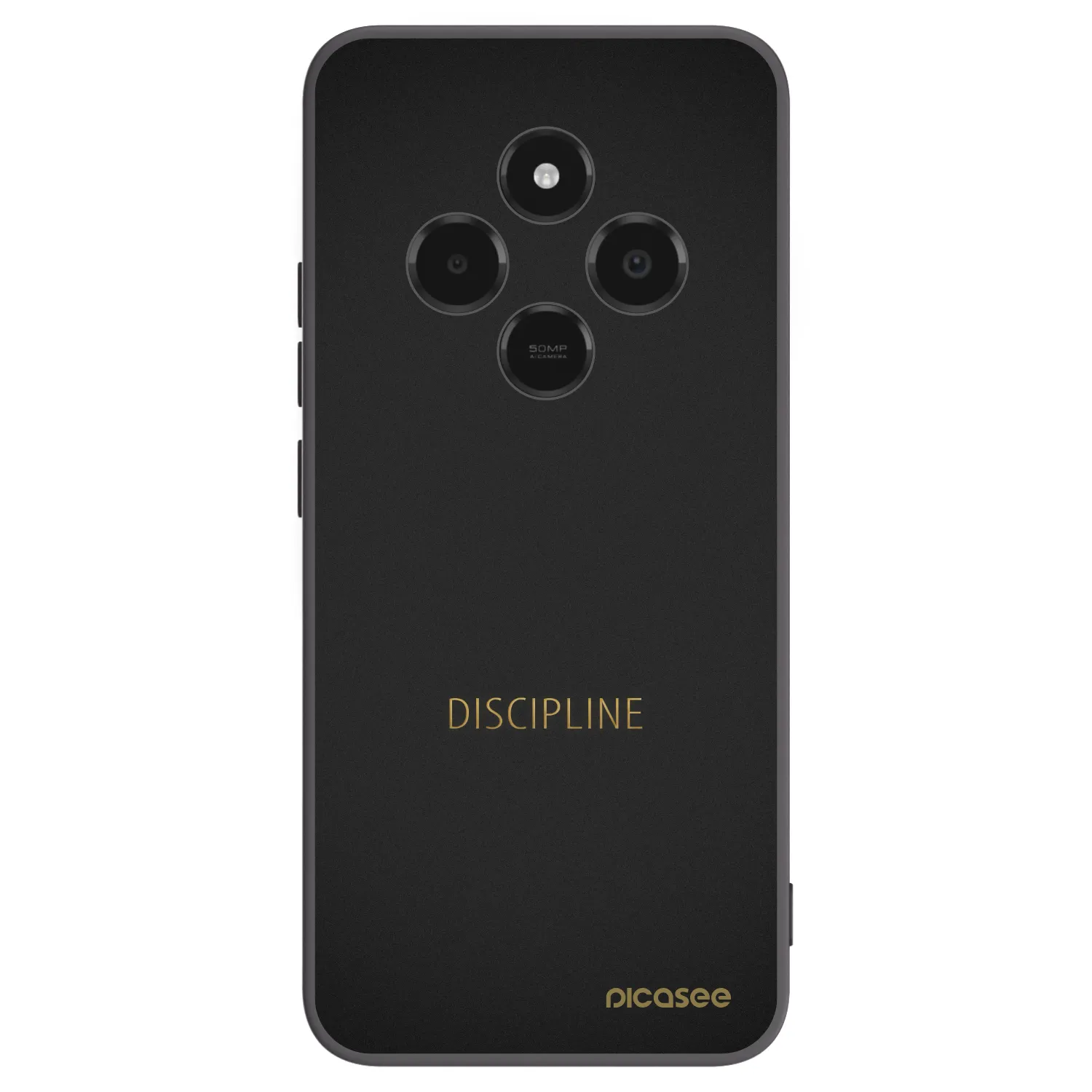 Picasee husă neagră din silicon pentru Xiaomi Poco C75 - Discipline
