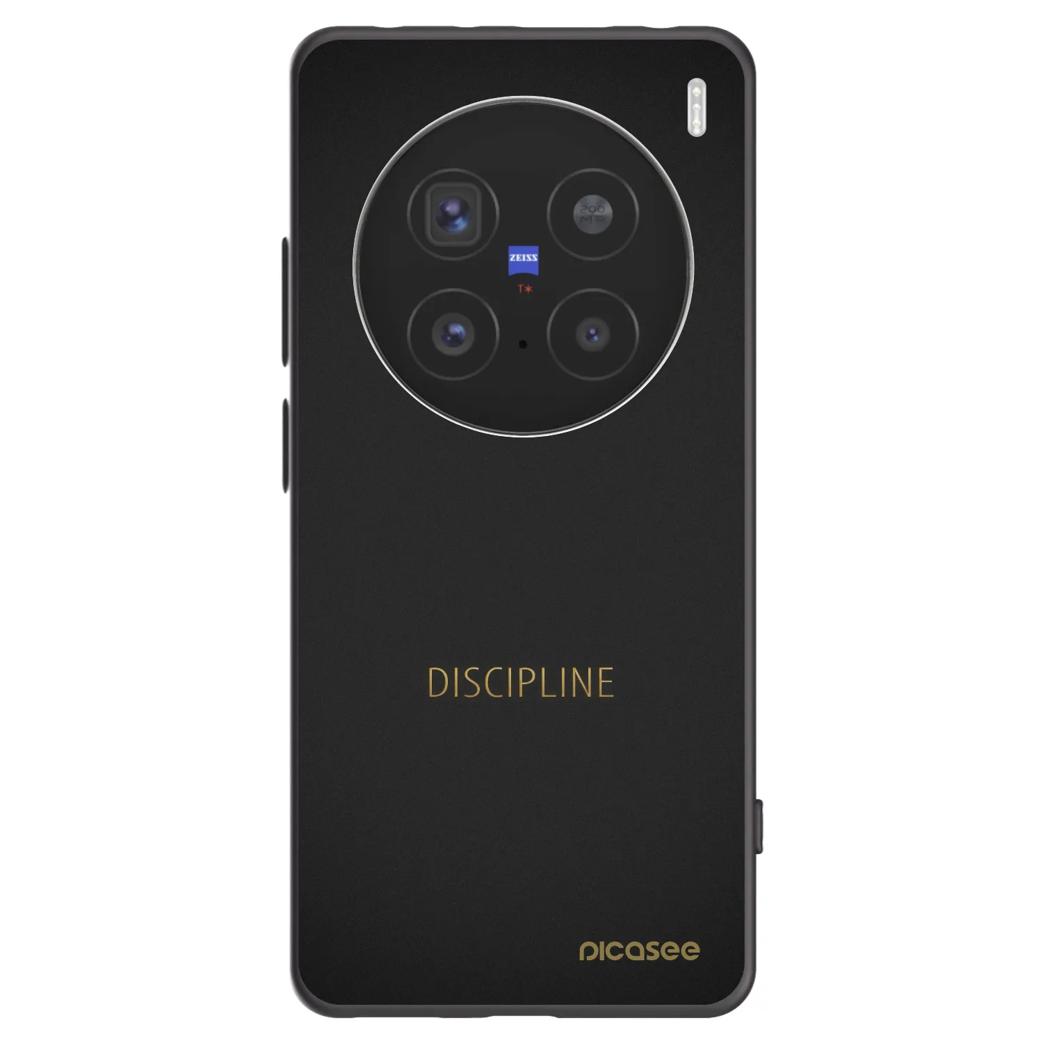 Picasee husă neagră din silicon pentru Vivo X200 Pro - Discipline