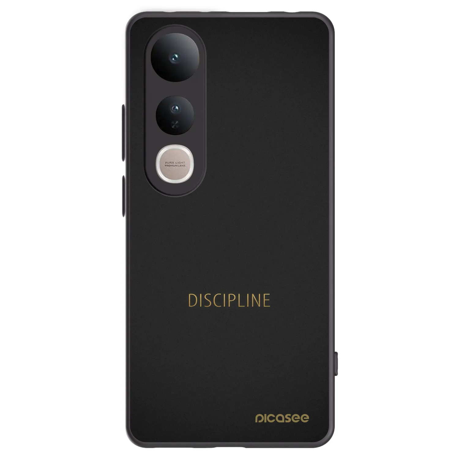Picasee husă neagră din silicon pentru Vivo V50 Lite 5G - Discipline