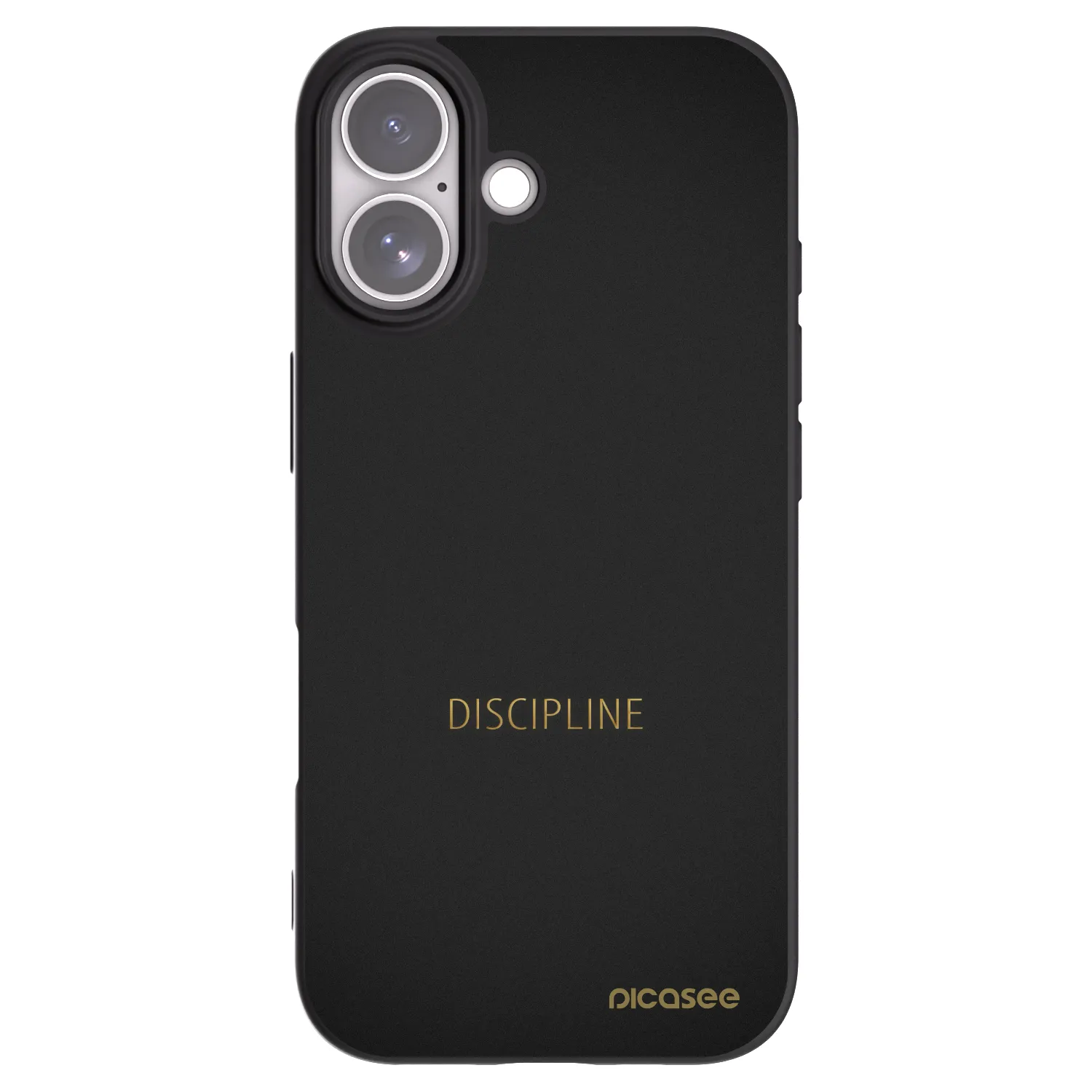 Picasee husă neagră din silicon pentru Apple iPhone 17 - Discipline