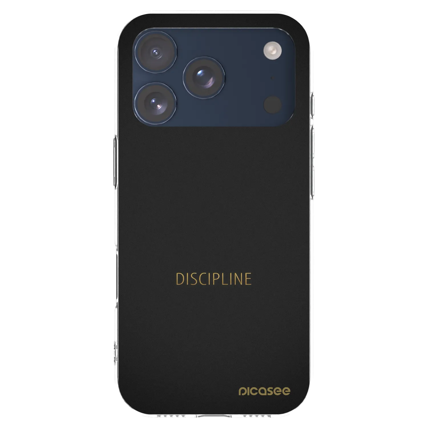 Picasee husă transparentă din silicon pentru Apple iPhone 17 Pro - Discipline