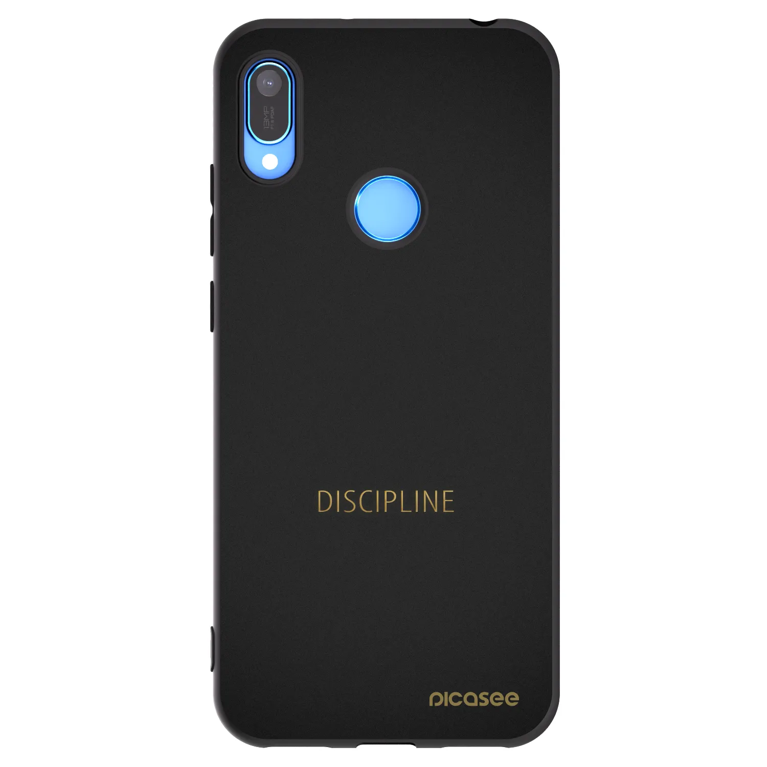 Picasee husă neagră din silicon pentru Huawei Y6 2019 - Discipline