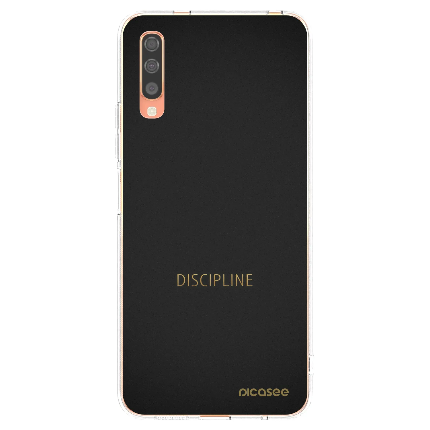 Picasee husă transparentă din silicon pentru Samsung Galaxy A70 A705F - Discipline