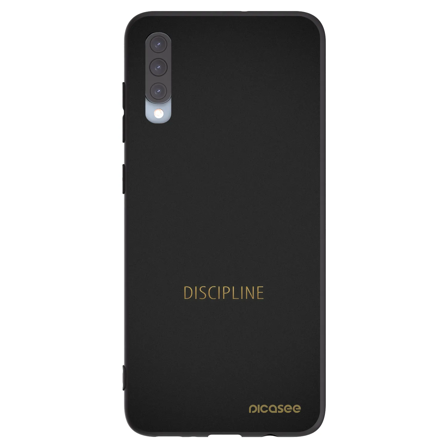 Picasee husă neagră din silicon pentru Samsung Galaxy A70 A705F - Discipline