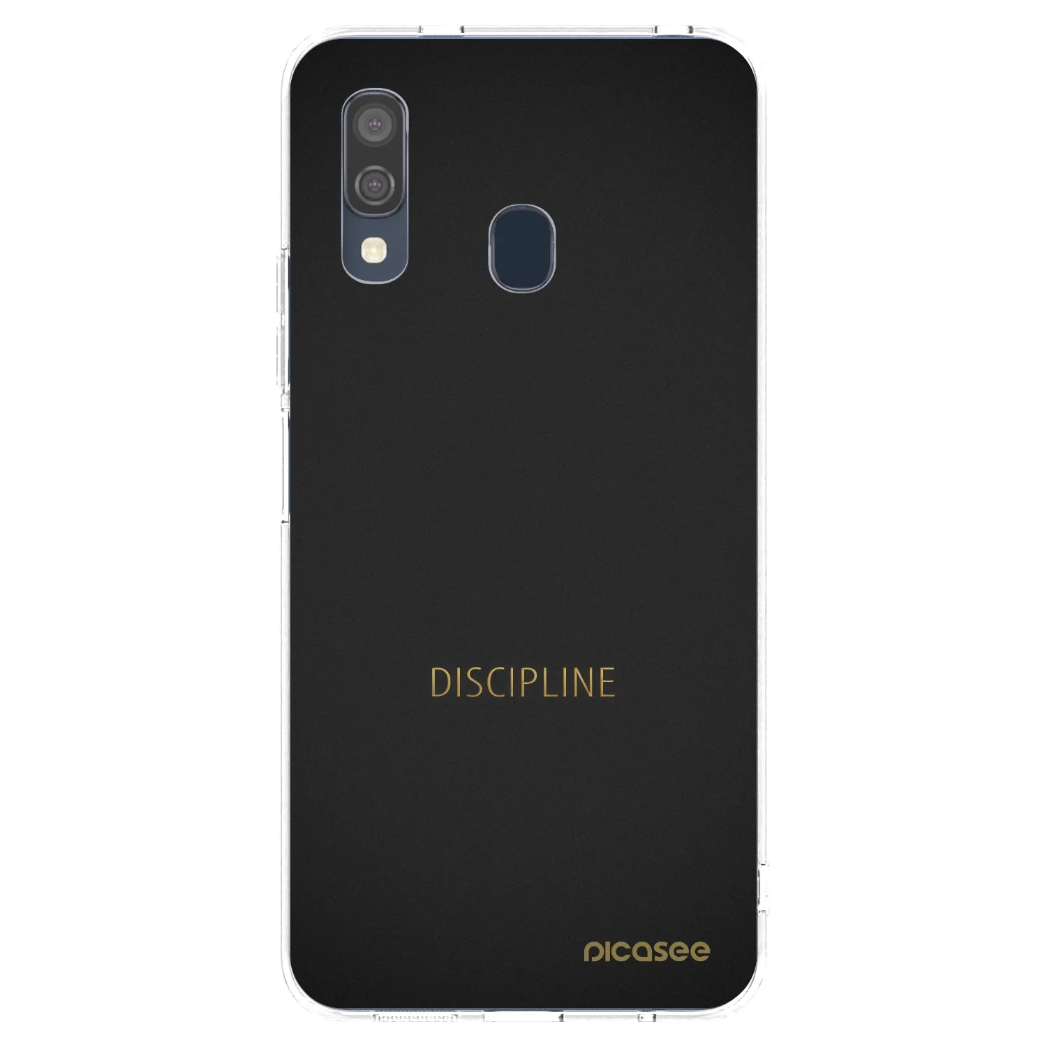 Picasee husă transparentă din silicon pentru Samsung Galaxy A40 A405F - Discipline