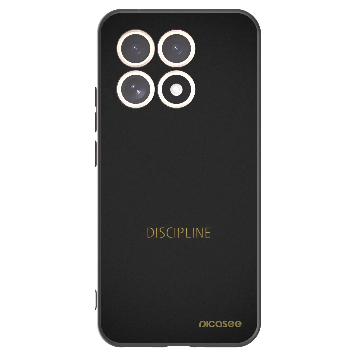 Picasee husă neagră din silicon pentru Xiaomi 15T - Discipline