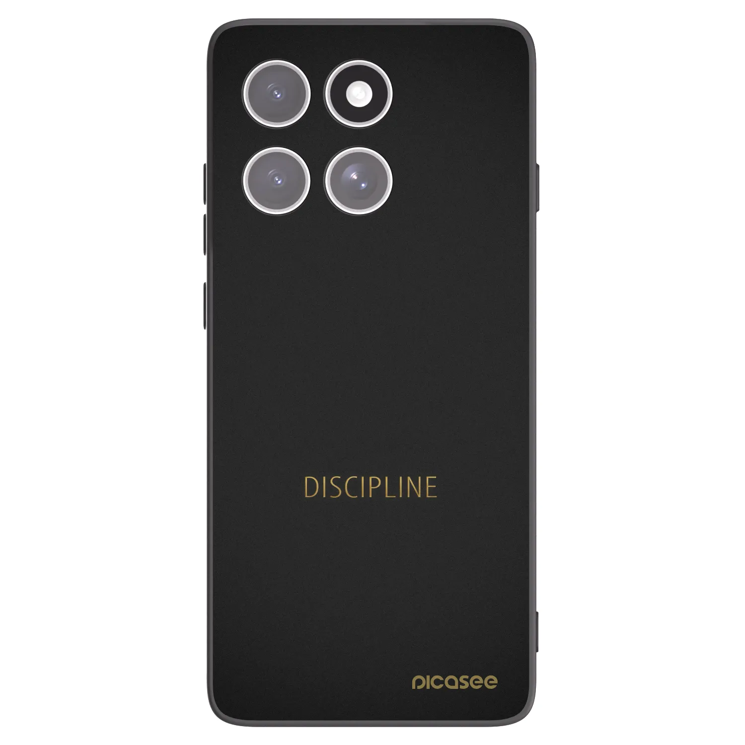 Picasee husă neagră din silicon pentru Motorola Edge 60 Fusion - Discipline