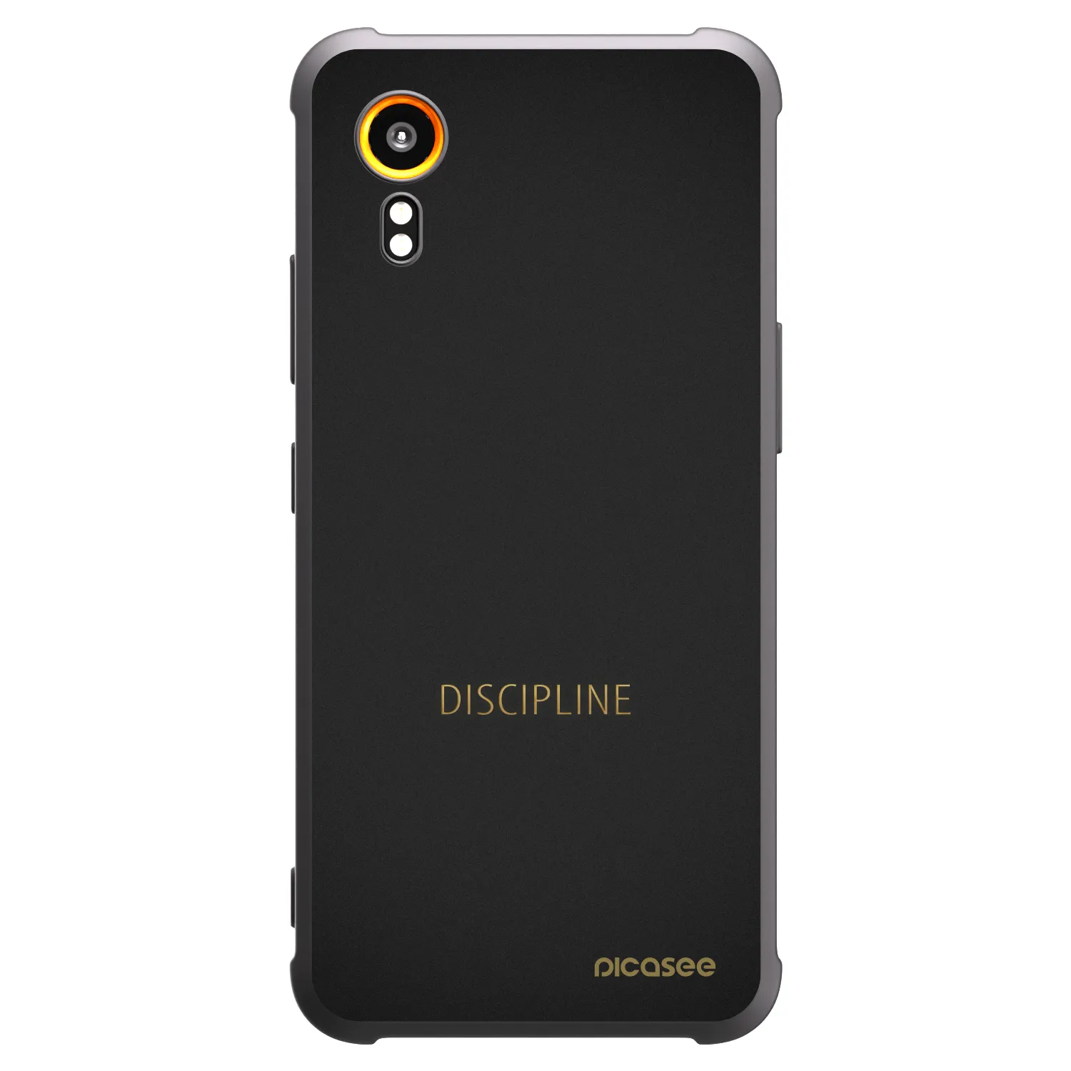 Picasee husă neagră din silicon pentru Samsung Galaxy Xcover 7 - Discipline