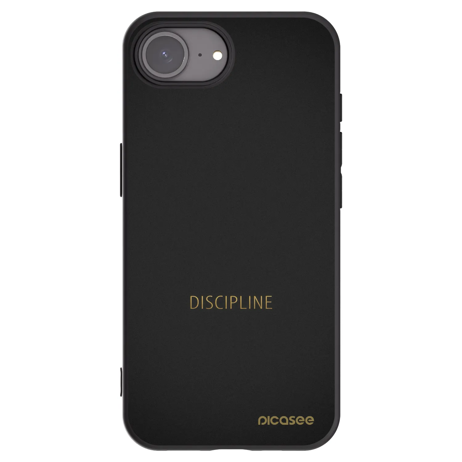 Picasee husă neagră din silicon pentru Apple iPhone 17e - Discipline