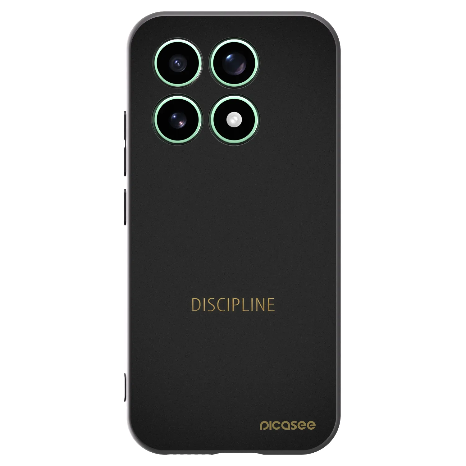 Picasee husă neagră din silicon pentru Xiaomi 17 - Discipline