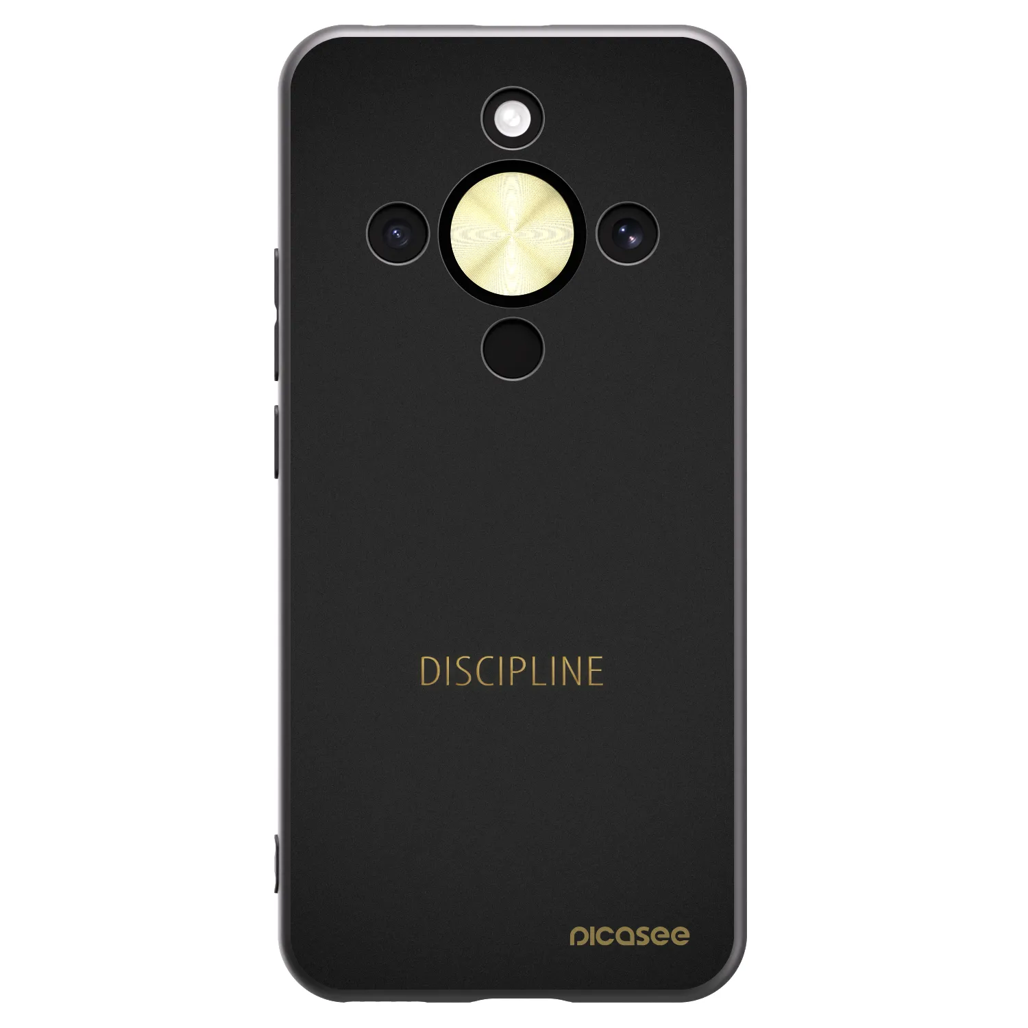 Picasee husă neagră din silicon pentru Honor Magic8 Lite 5G - Discipline