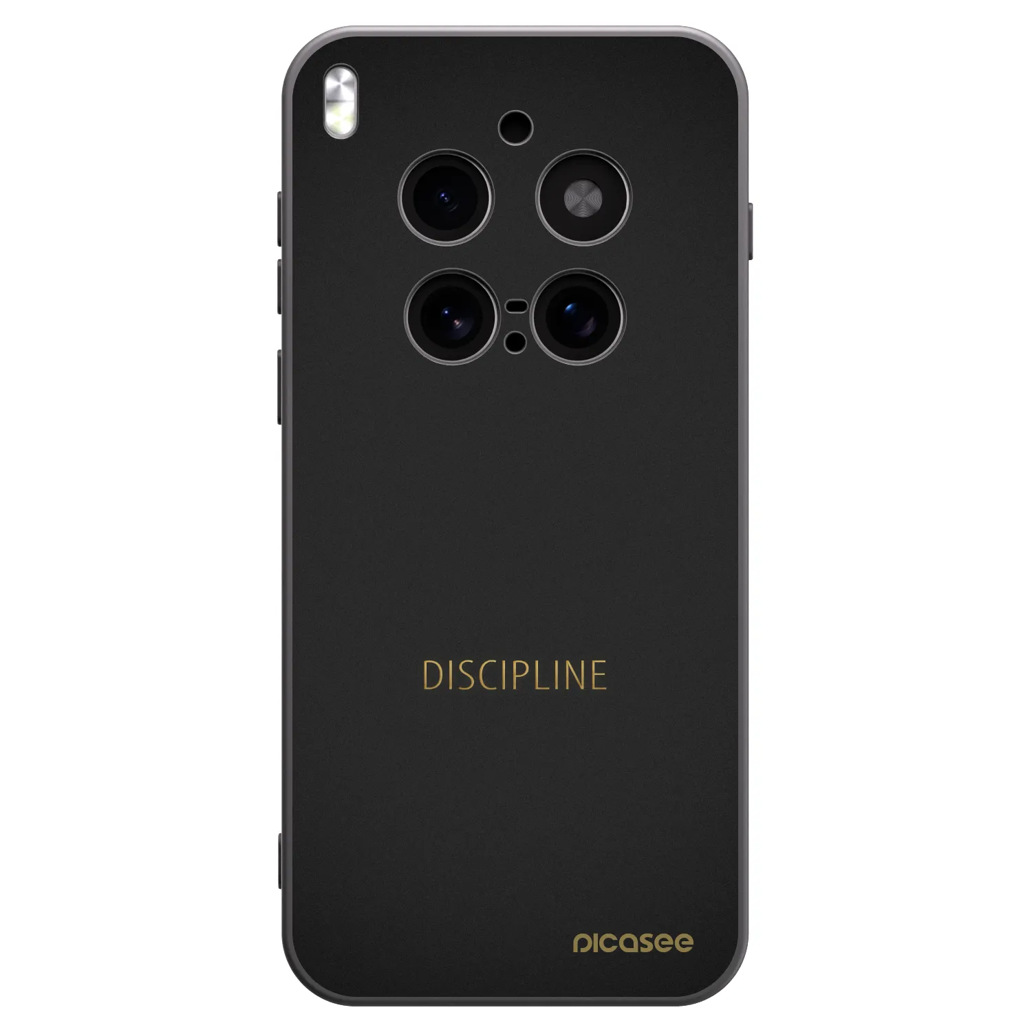 Picasee husă neagră din silicon pentru Vivo X300 Pro - Discipline