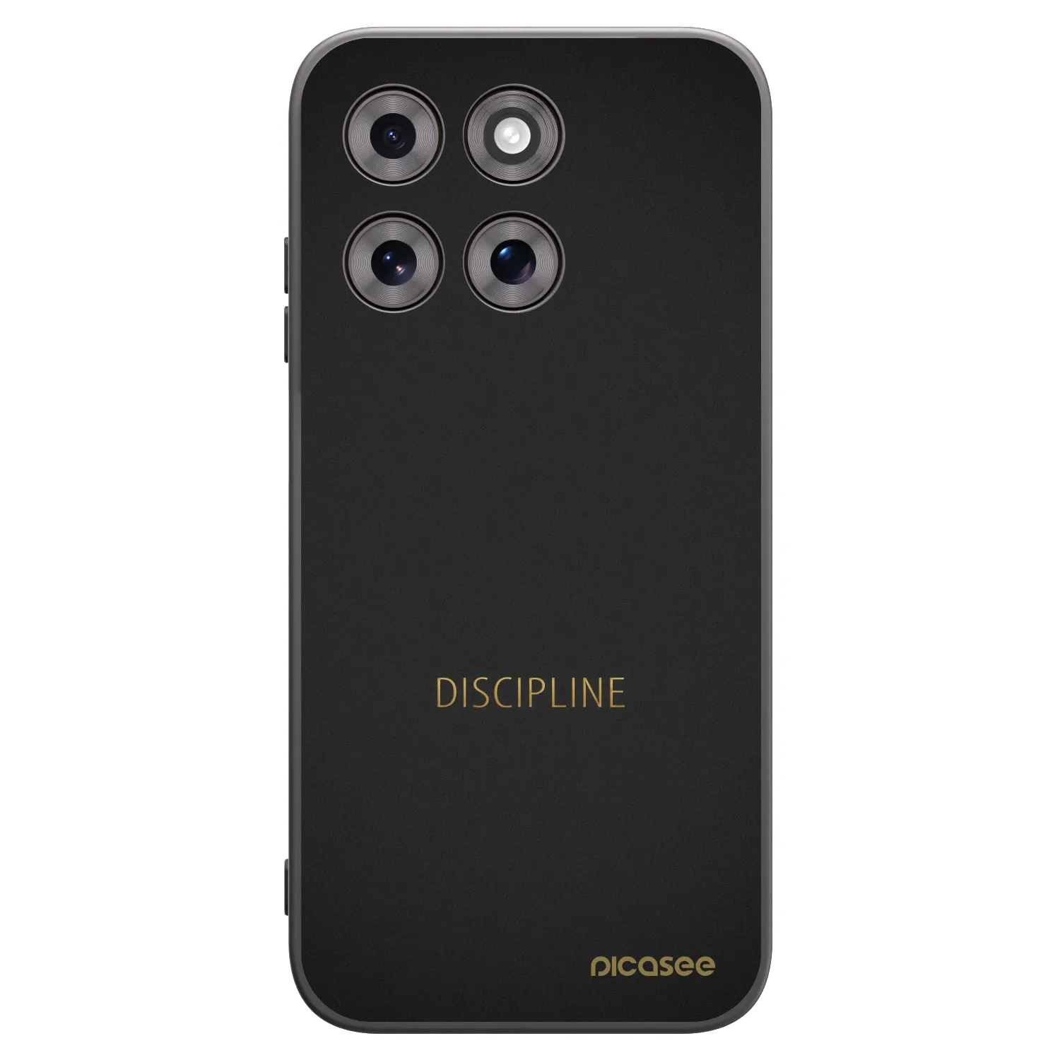 Picasee husă neagră din silicon pentru Motorola Moto G77 - Discipline