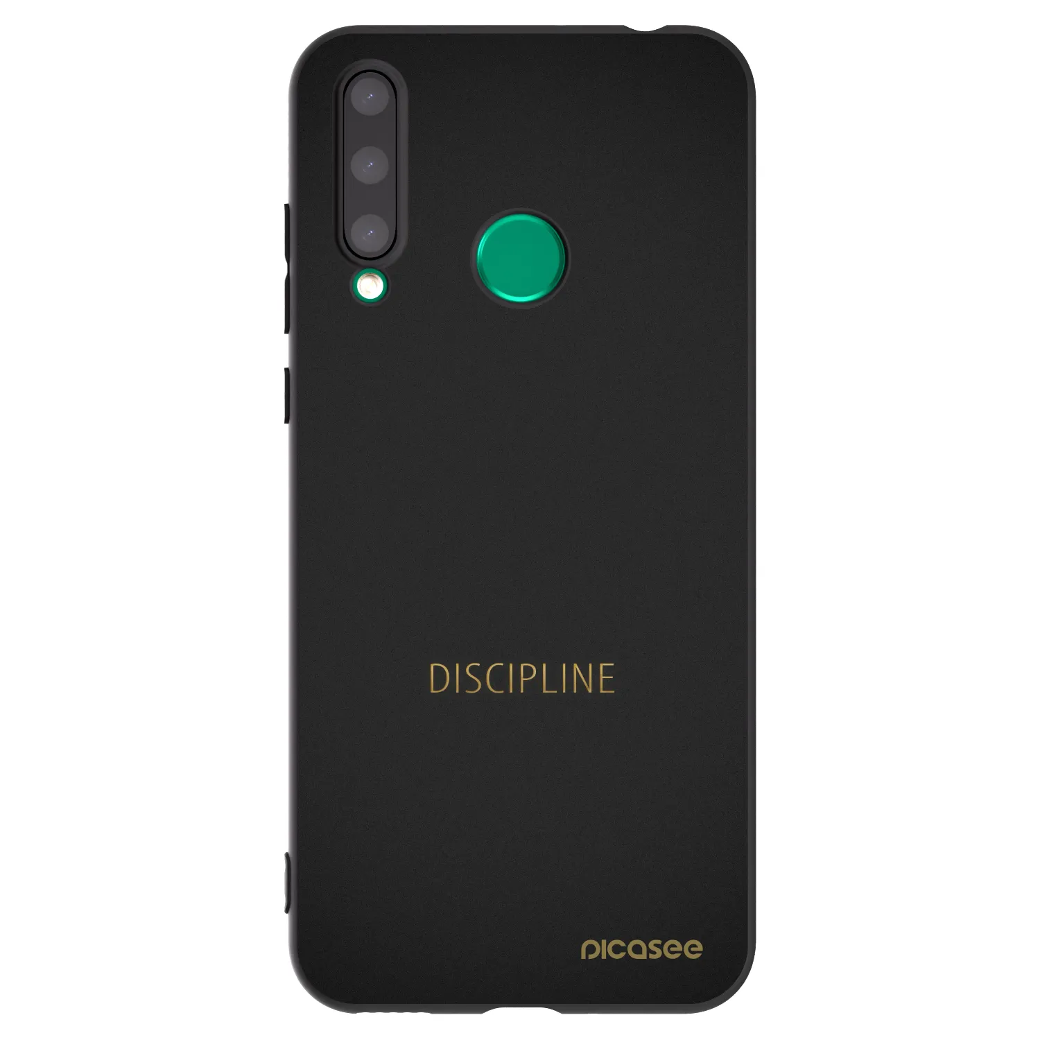 Picasee husă neagră din silicon pentru Honor 20 Lite - Discipline