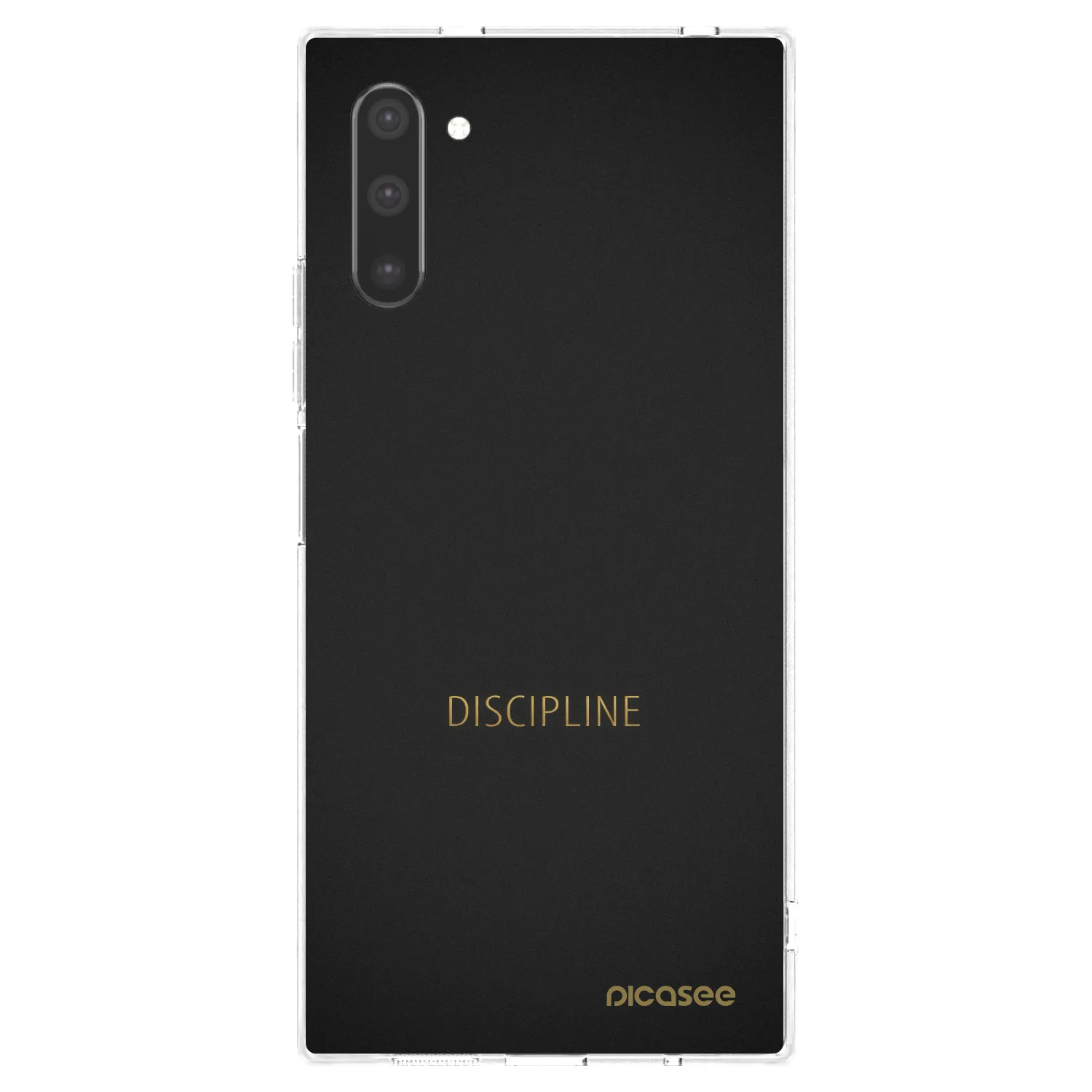Picasee husă transparentă din silicon pentru Samsung Galaxy Note 10 N970F - Discipline