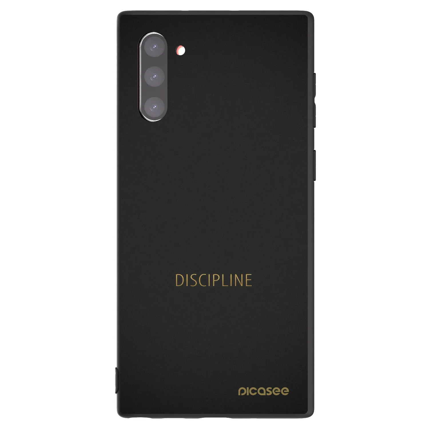 Picasee husă neagră din silicon pentru Samsung Galaxy Note 10 N970F - Discipline