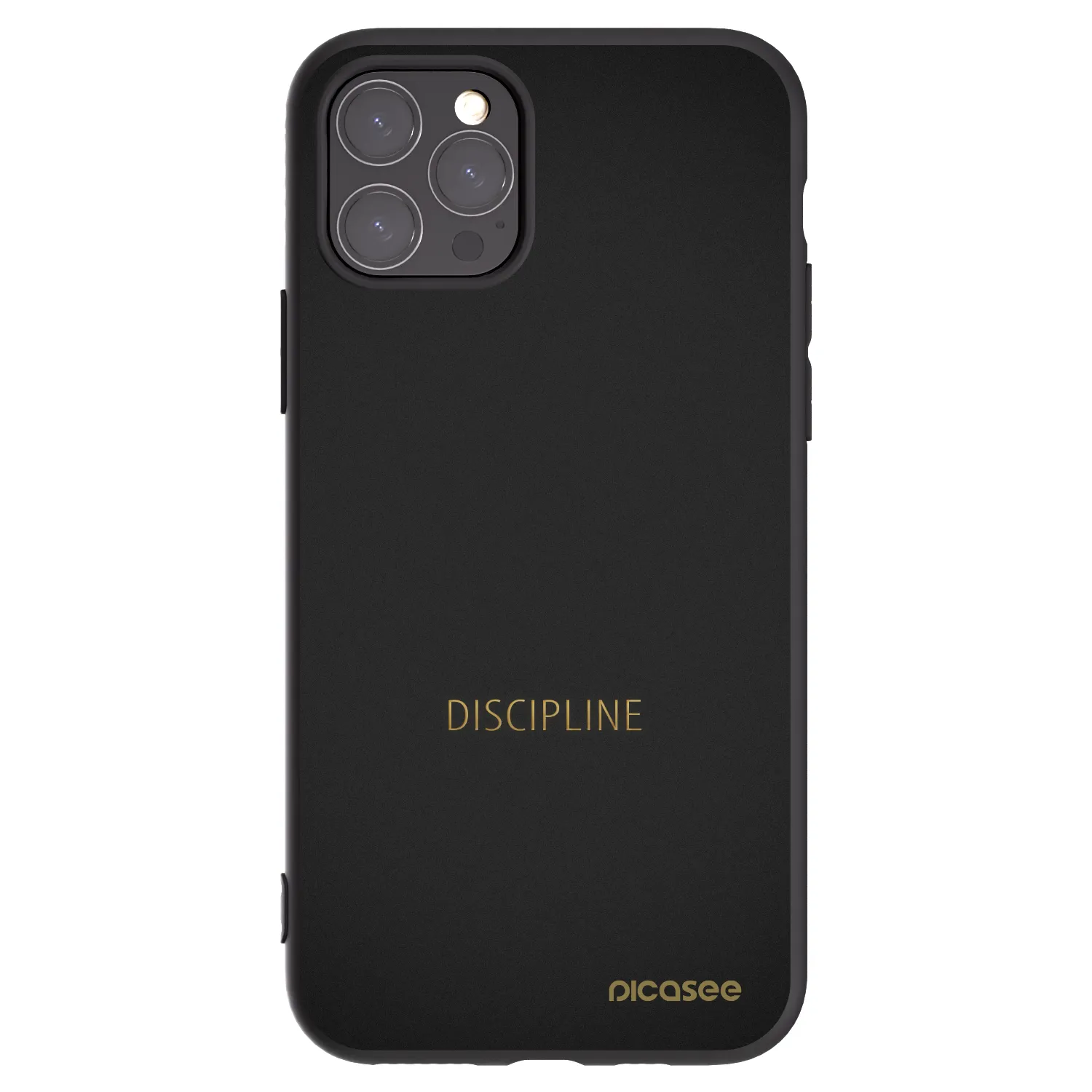 Picasee husă neagră din silicon pentru Apple iPhone 11 Pro - Discipline