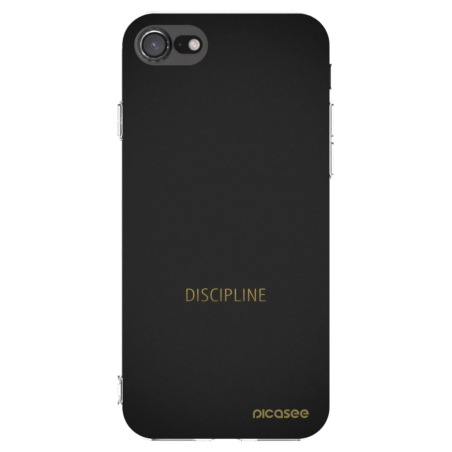 Picasee husă transparentă din silicon pentru Apple iPhone 8 - Discipline