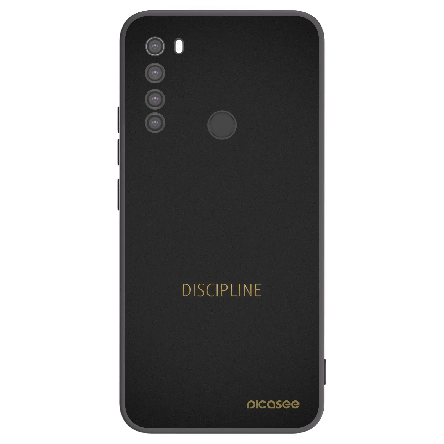 Picasee husă neagră din silicon pentru Xiaomi Redmi Note 8 - Discipline