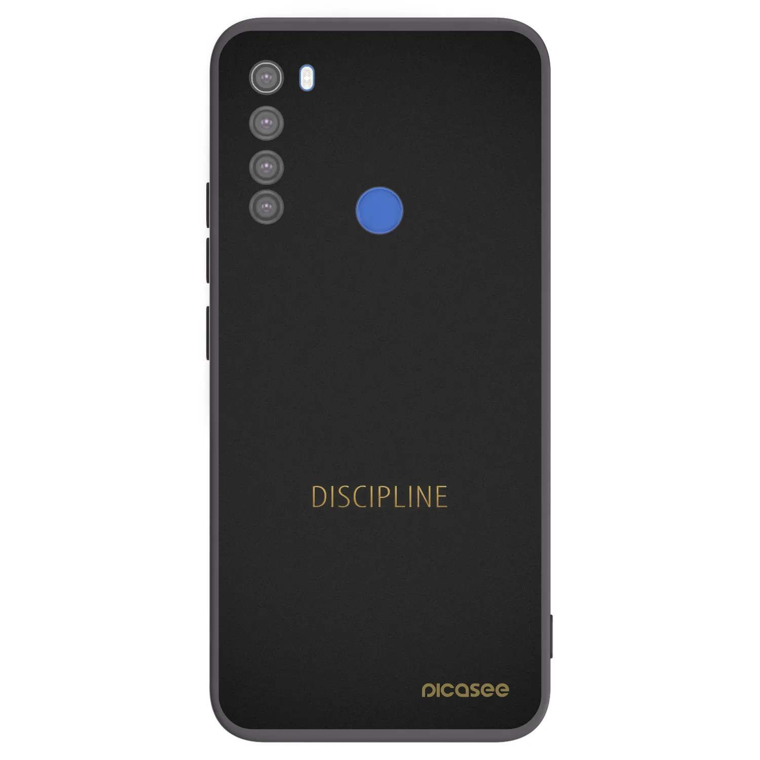Picasee husă neagră din silicon pentru Xiaomi Redmi Note 8T - Discipline