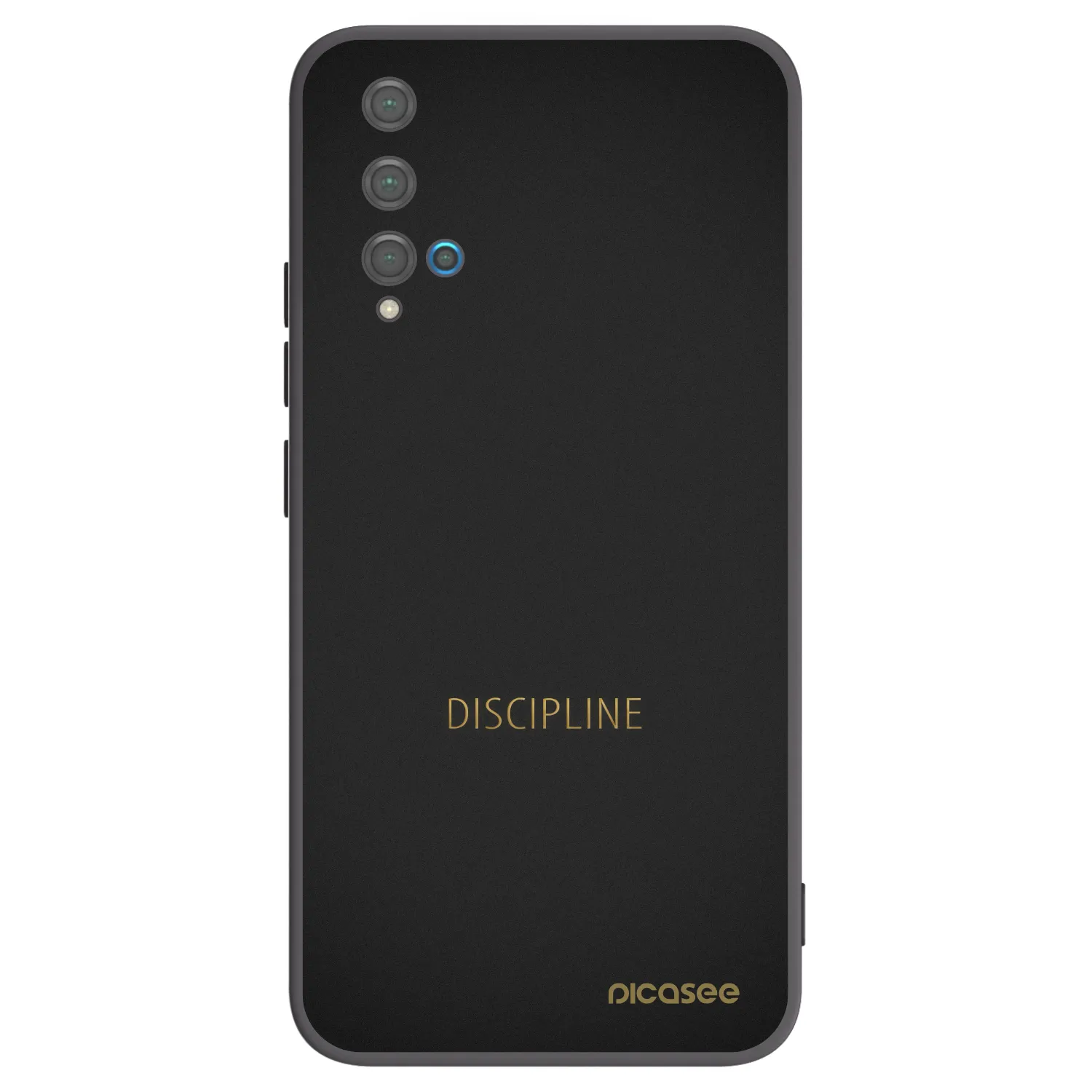 Picasee husă neagră din silicon pentru Huawei Nova 5T - Discipline