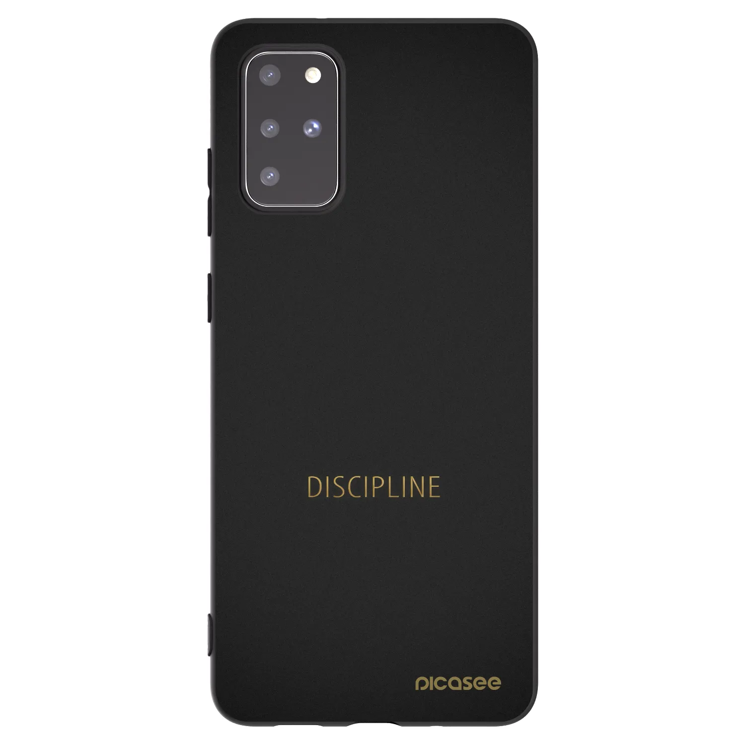 Picasee husă neagră din silicon pentru Samsung Galaxy S20+ G985F - Discipline