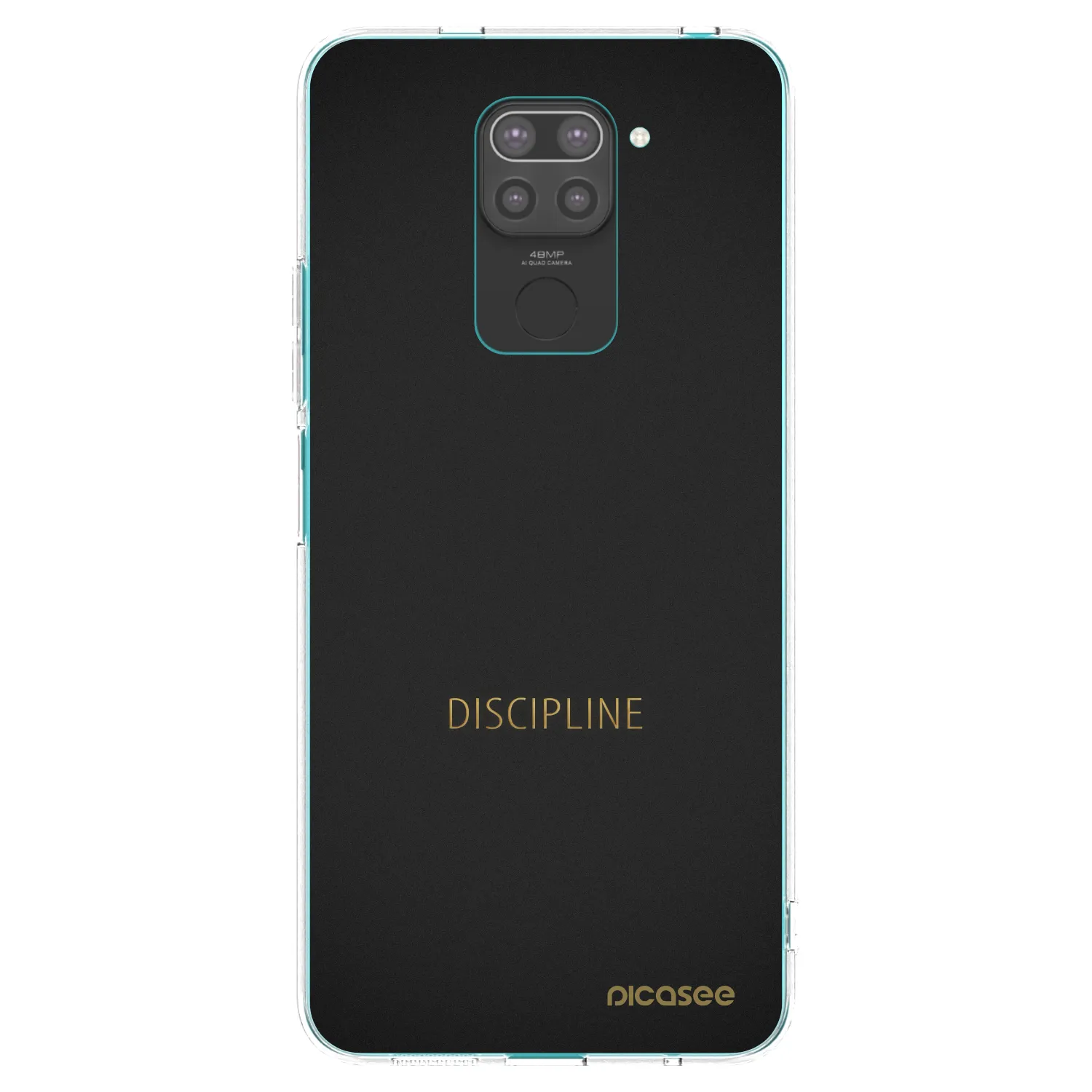 Picasee husă neagră din silicon pentru Xiaomi Redmi Note 9 - Discipline