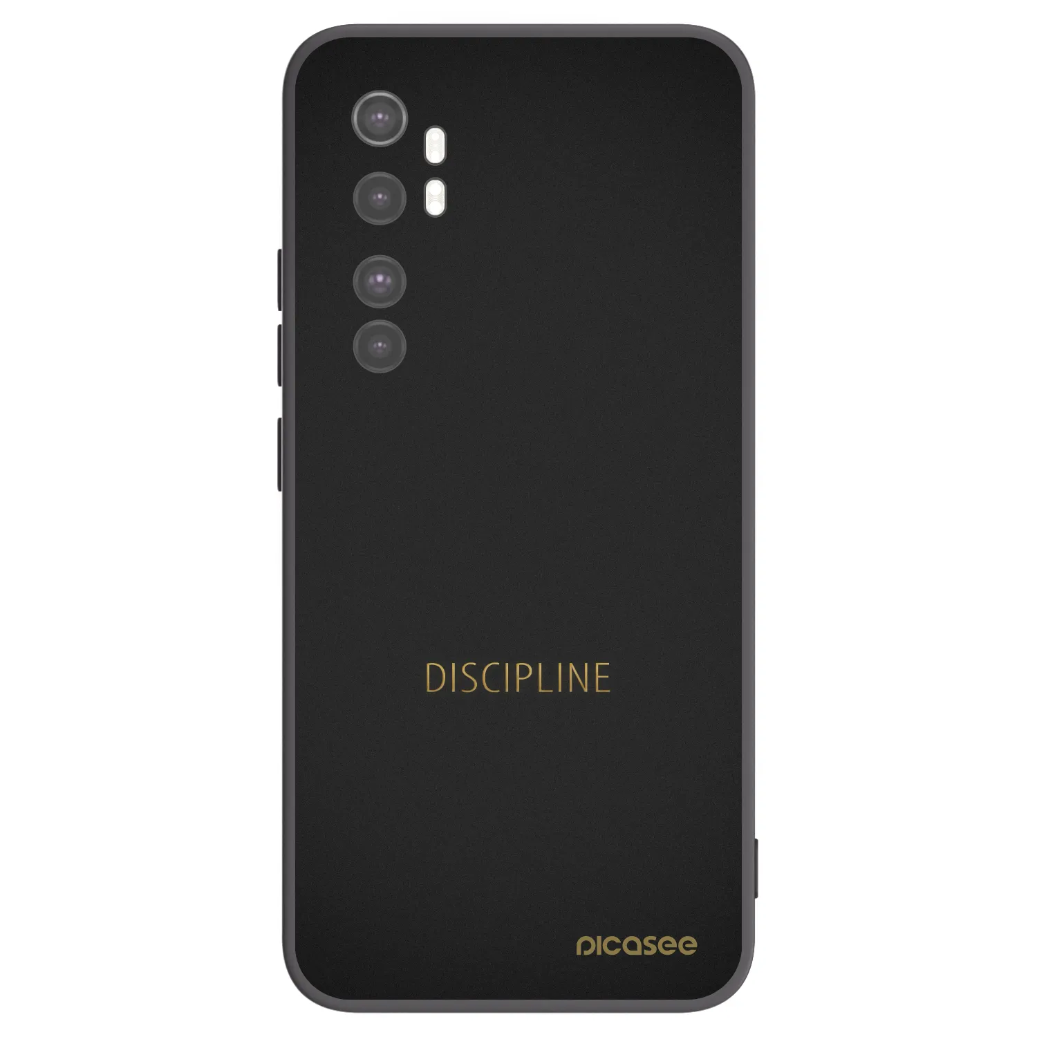 Picasee husă neagră din silicon pentru Xiaomi Mi Note 10 Lite - Discipline