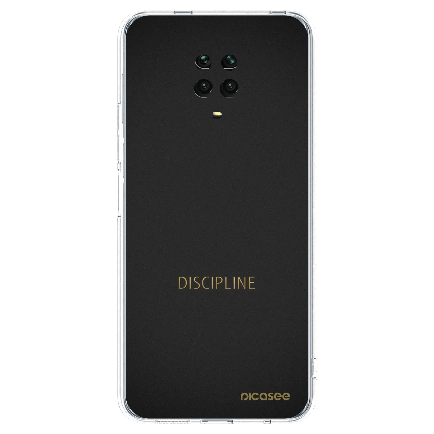 Picasee husă transparentă din silicon pentru Xiaomi Redmi Note 9S - Discipline