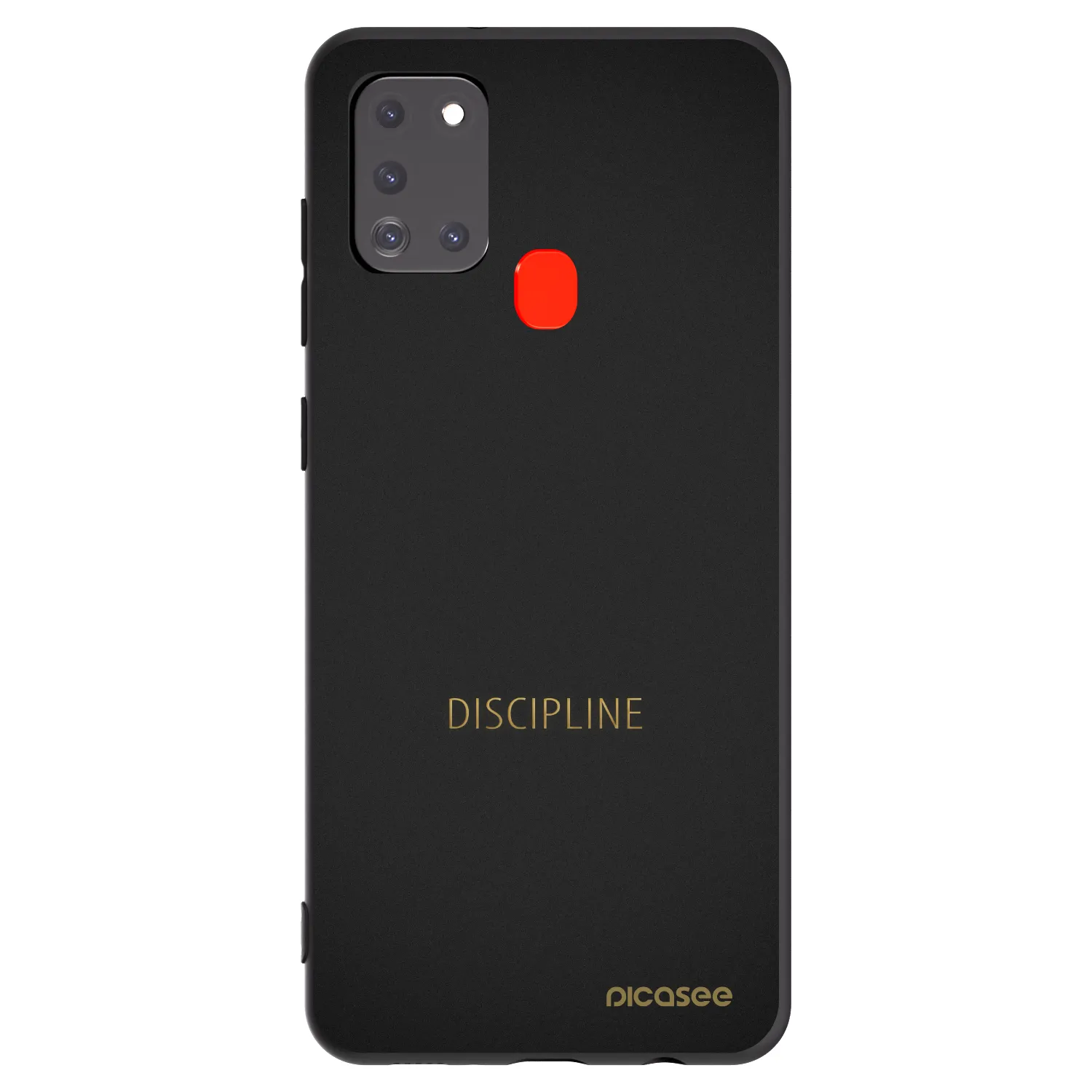 Picasee husă neagră din silicon pentru Samsung Galaxy A21s - Discipline