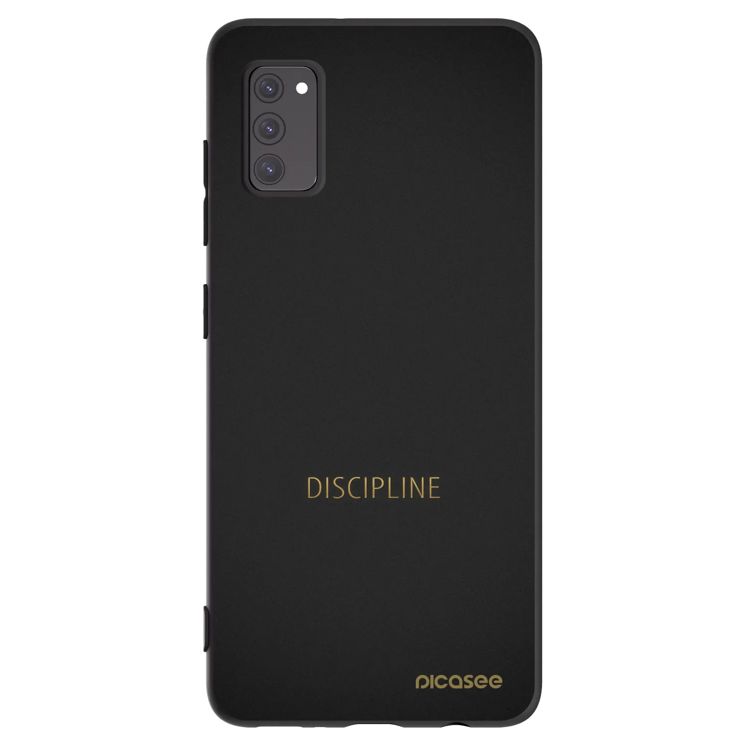 Picasee husă neagră din silicon pentru Samsung Galaxy A41 A415F - Discipline