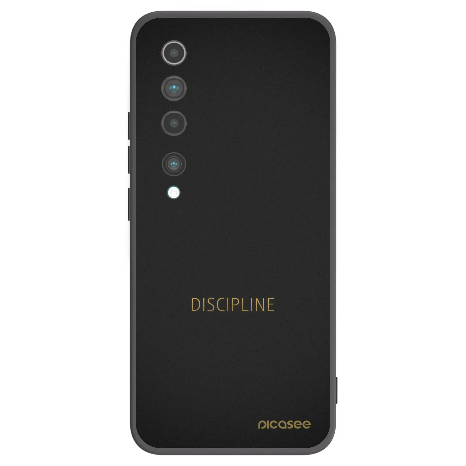 Picasee husă neagră din silicon pentru Xiaomi Mi 10 - Discipline