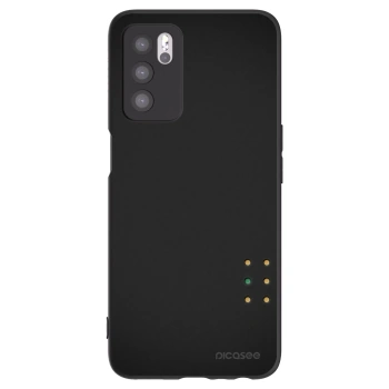 Picasee husă neagră din silicon pentru OPPO A16s - Pulse