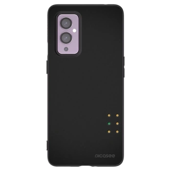 Picasee husă neagră din silicon pentru OnePlus 9 - Pulse