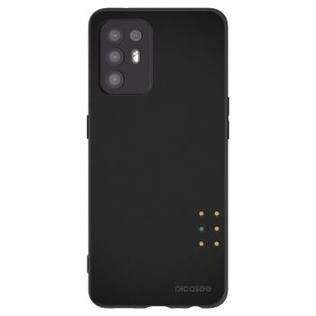 Picasee husă neagră din silicon pentru OPPO A94 5G - Pulse