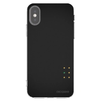 Picasee husă transparentă din silicon pentru Apple iPhone X/XS - Pulse