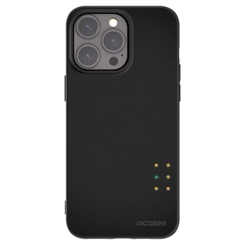 Picasee husă neagră din silicon pentru Apple iPhone 15 Pro Max - Pulse