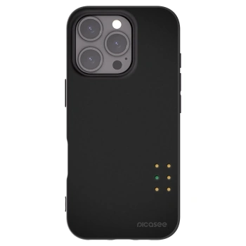 Picasee husă neagră din silicon pentru Apple iPhone 16 Pro - Pulse