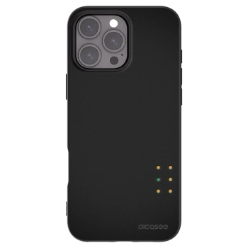 Picasee husă neagră din silicon pentru Apple iPhone 16 Pro Max - Pulse