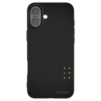 Picasee husă neagră din silicon pentru Apple iPhone 16 Plus - Pulse