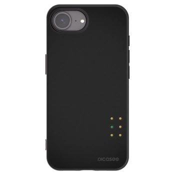 Picasee husă neagră din silicon pentru Apple iPhone 16e - Pulse