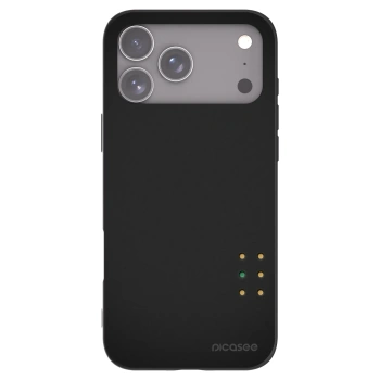 Picasee husă neagră din silicon pentru Apple iPhone 17 Pro Max - Pulse