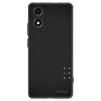 Picasee husă neagră din silicon pentru Motorola Moto E14 - Pulse