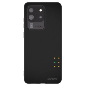 Picasee husă neagră din silicon pentru Samsung Galaxy S20 Ultra 5G G988F - Pulse