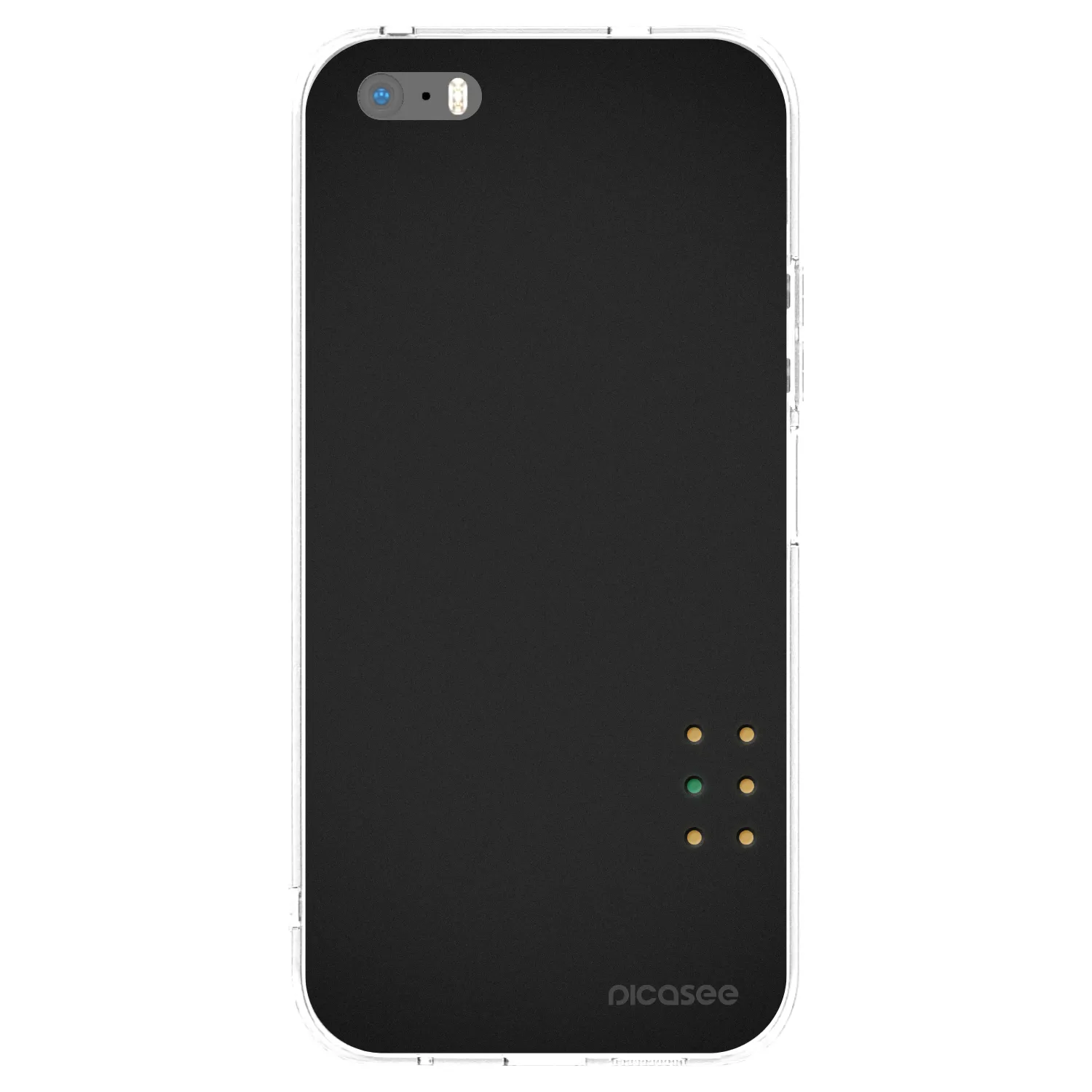 Picasee husă transparentă din silicon pentru Apple iPhone 5/5S/SE - Pulse