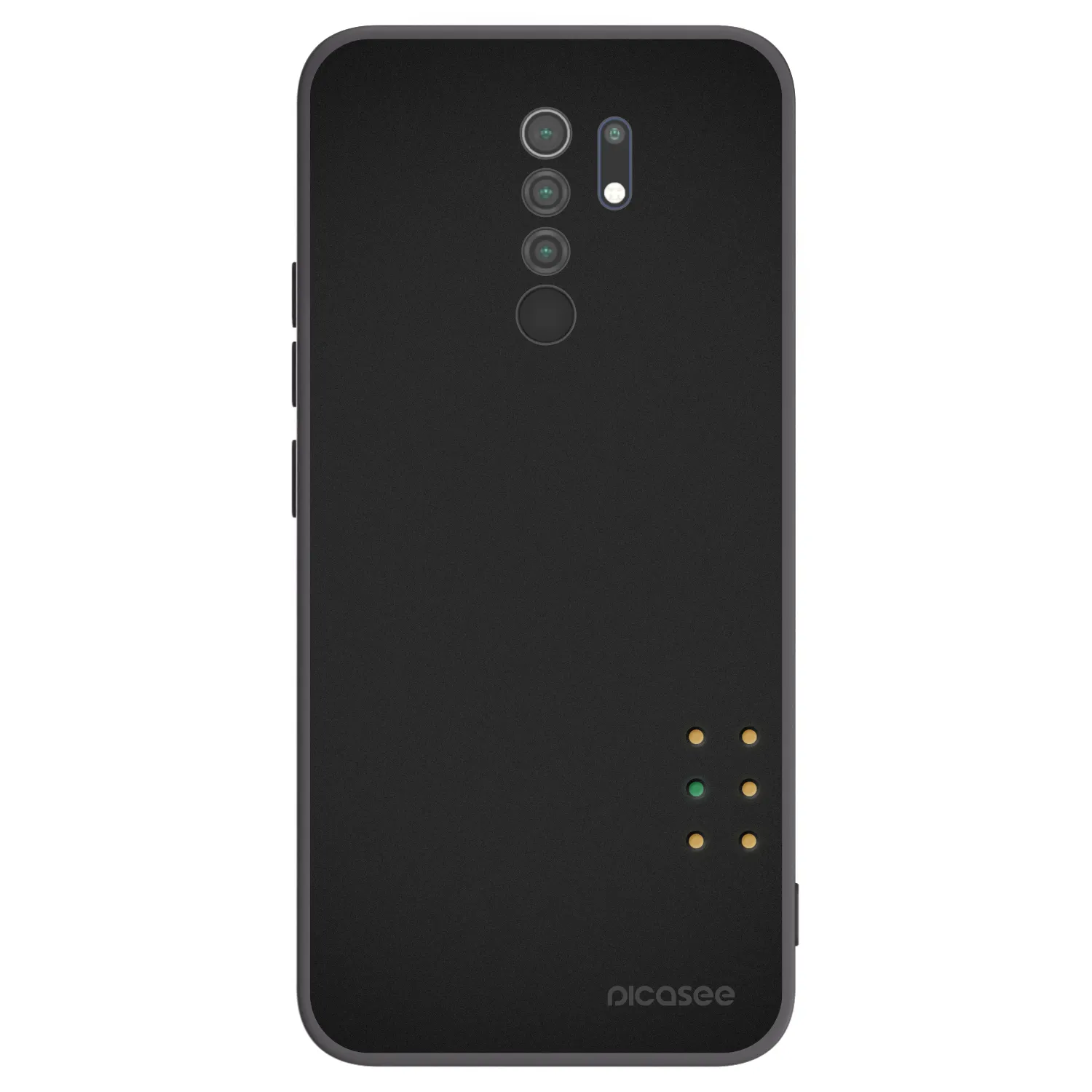 Picasee husă neagră din silicon pentru Xiaomi Redmi 9 - Pulse