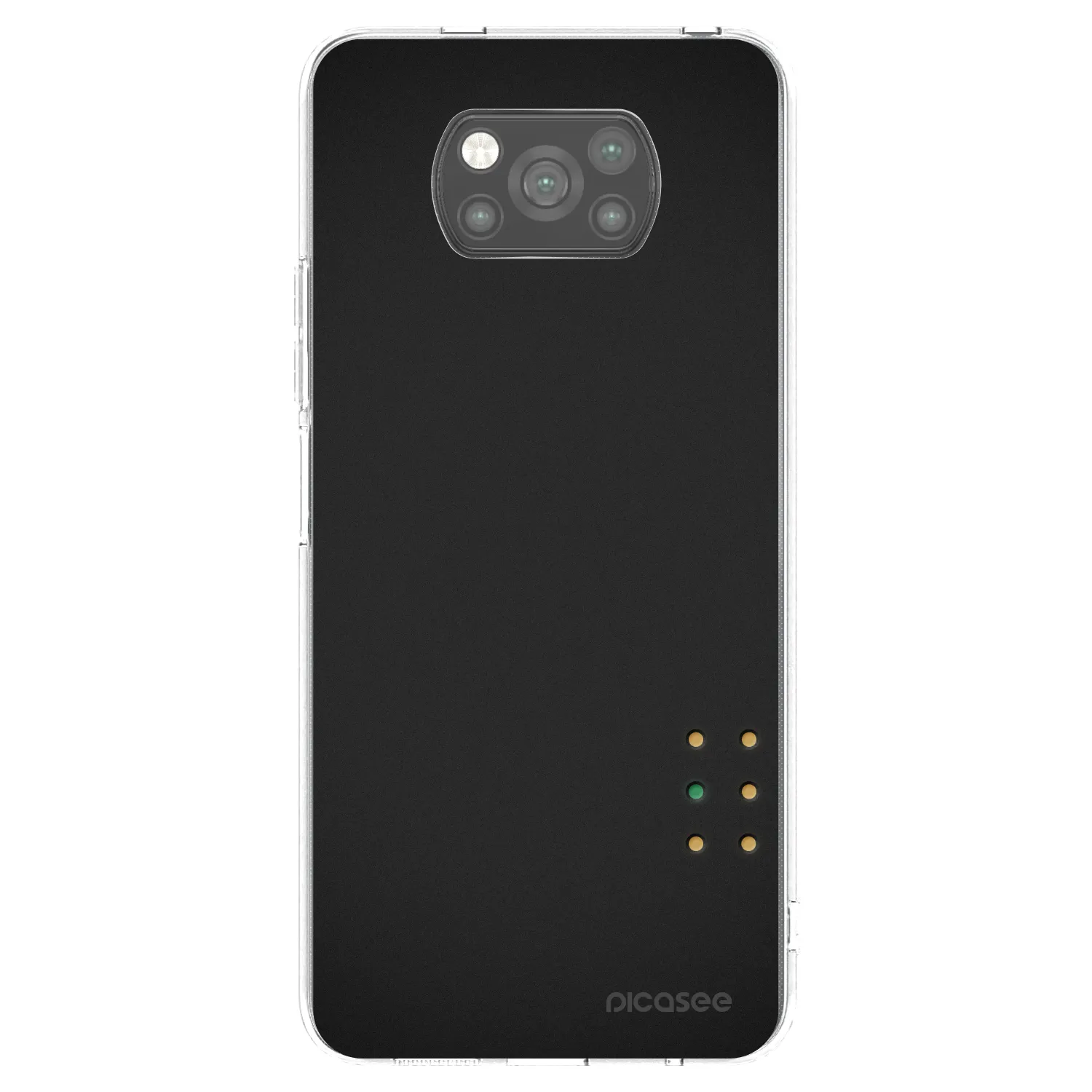 Picasee husă neagră din silicon pentru Xiaomi Poco X3 - Pulse